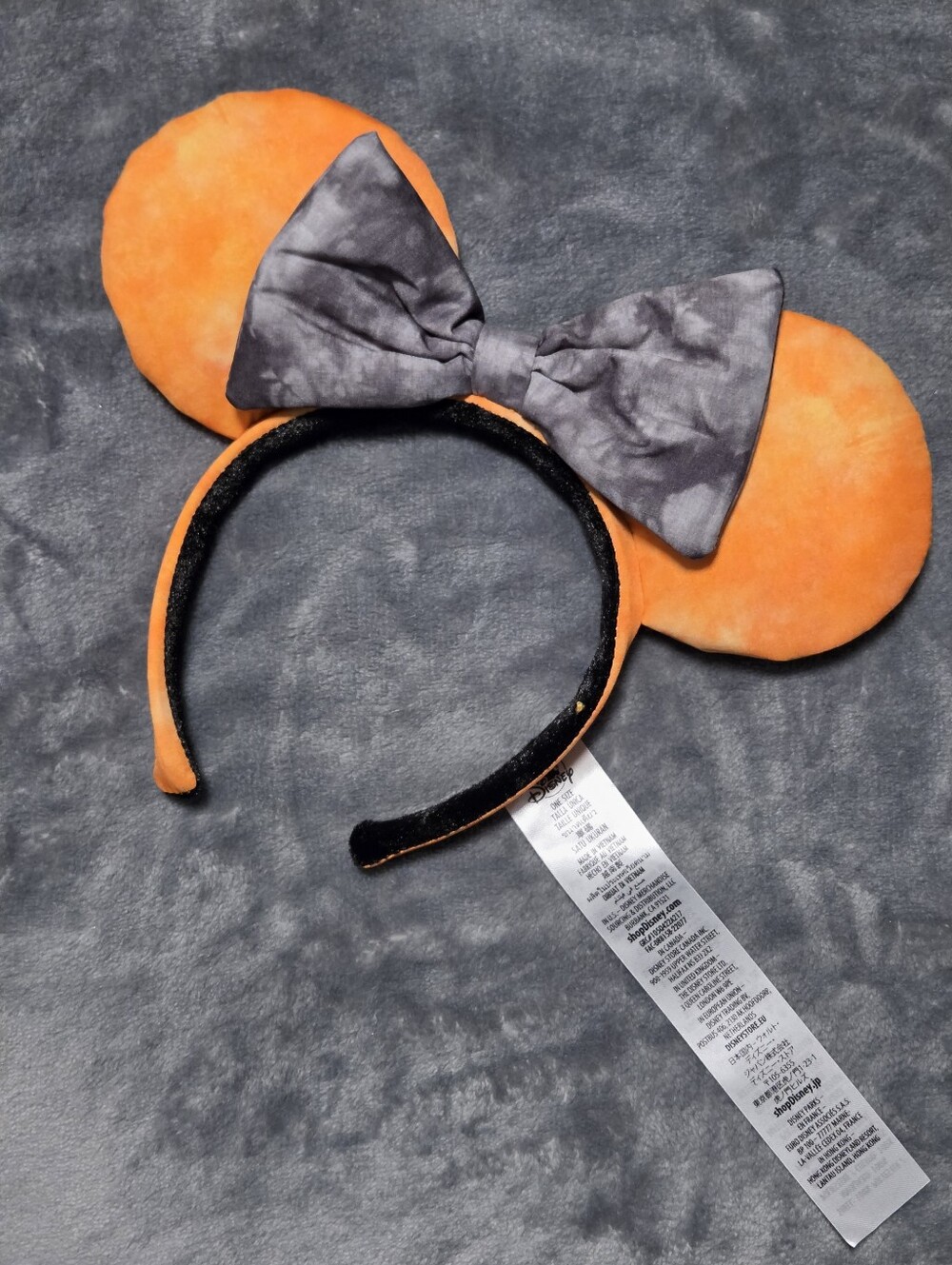 Disney Halloween Tie Dyed Minnie Ears Headband